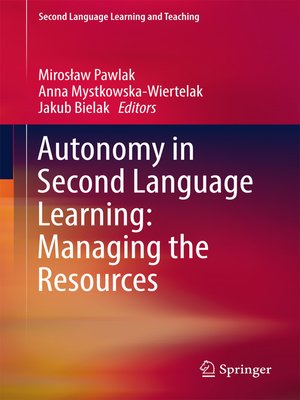 cover image of Autonomy in Second Language Learning